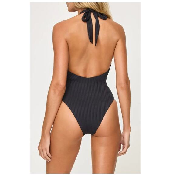 LSPACE Coast to Coast Halter One-Piece Swimsuit Size Medium - Picture 5 of 13